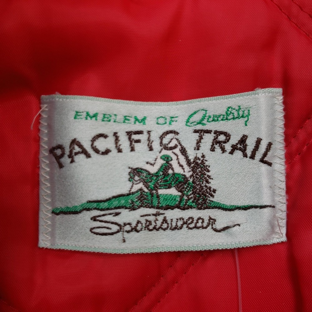 Vintage Pacific Trail Jacket‎ Mens Large Quilted Full Zip Outdoors Coat 80s 90s - Picture 4 of 10